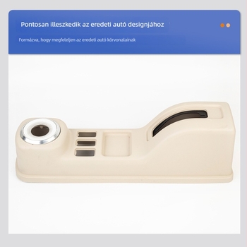 Autó középkonzol tároló doboz integrált kézifék tartóval; műanyag; testreszabható; eredet Shandong; modell Handbrake Mount Integrated Handrail Box.
