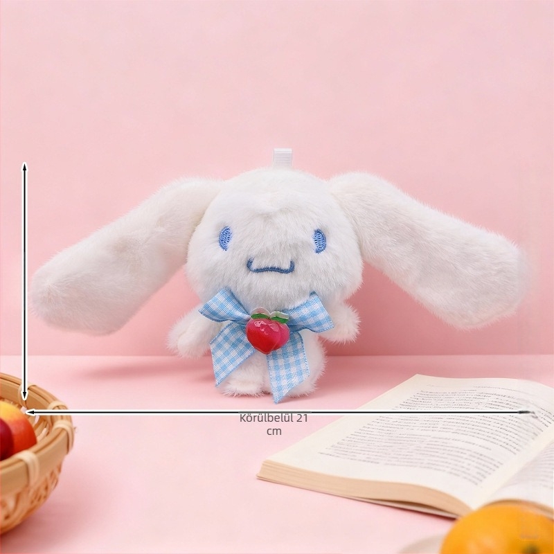 Xia wei crafts plüss kutya kulcstartó – kristályosan puha plüss, PP pamut töltés, testreszabható minták, 14+ éveseknek