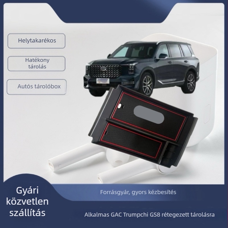 GS8 könyöktámasz tároló SUV-hoz – Műanyag, 137.4 g