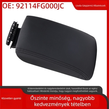 Központi konzol könyöklőfedél Subaru Impreza WRX GT 2009-2014, műanyag, modellek A2036800123, 2036800123, 20368001239051, súly 600 g