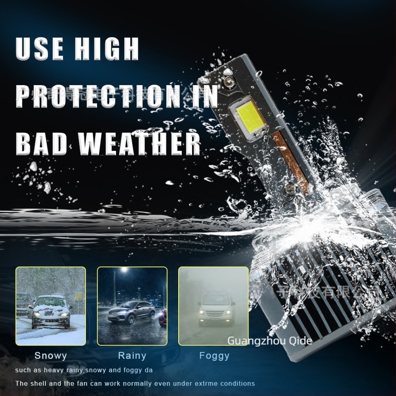 LED autó fényszóró D sorozat inline, LED fényforrás, 55W, 12V, 11000 lm