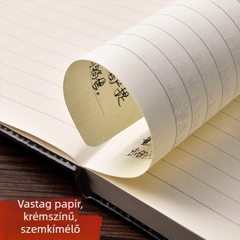 A4-es notesz, rendkívül vastag, magas minőségű üzleti notesz munka és megbeszélésekhez, 2026 magas esztétikai érték