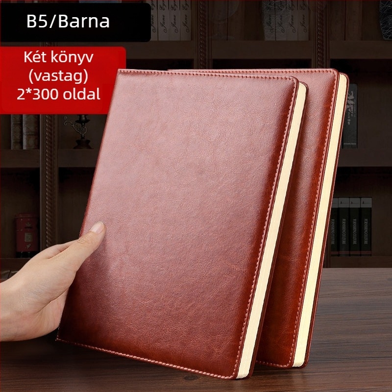 A4-es notesz, rendkívül vastag, magas minőségű üzleti notesz munka és megbeszélésekhez, 2026 magas esztétikai érték