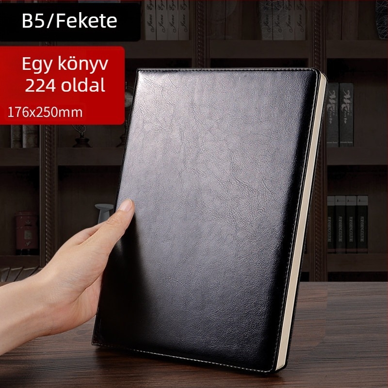 A4-es notesz, rendkívül vastag, magas minőségű üzleti notesz munka és megbeszélésekhez, 2026 magas esztétikai érték