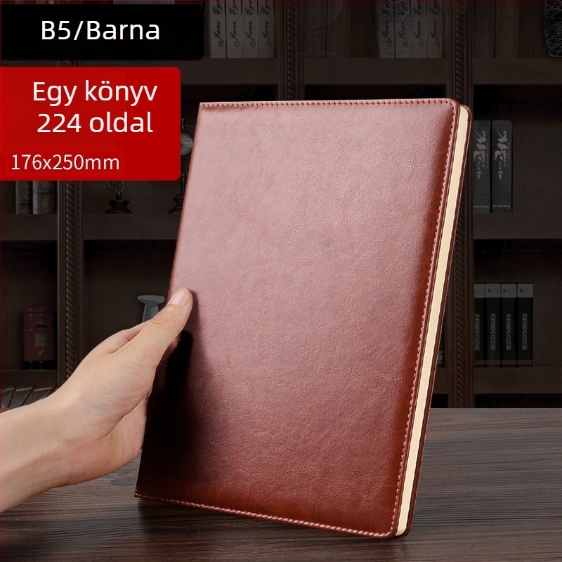 A4-es notesz, rendkívül vastag, magas minőségű üzleti notesz munka és megbeszélésekhez, 2026 magas esztétikai érték
