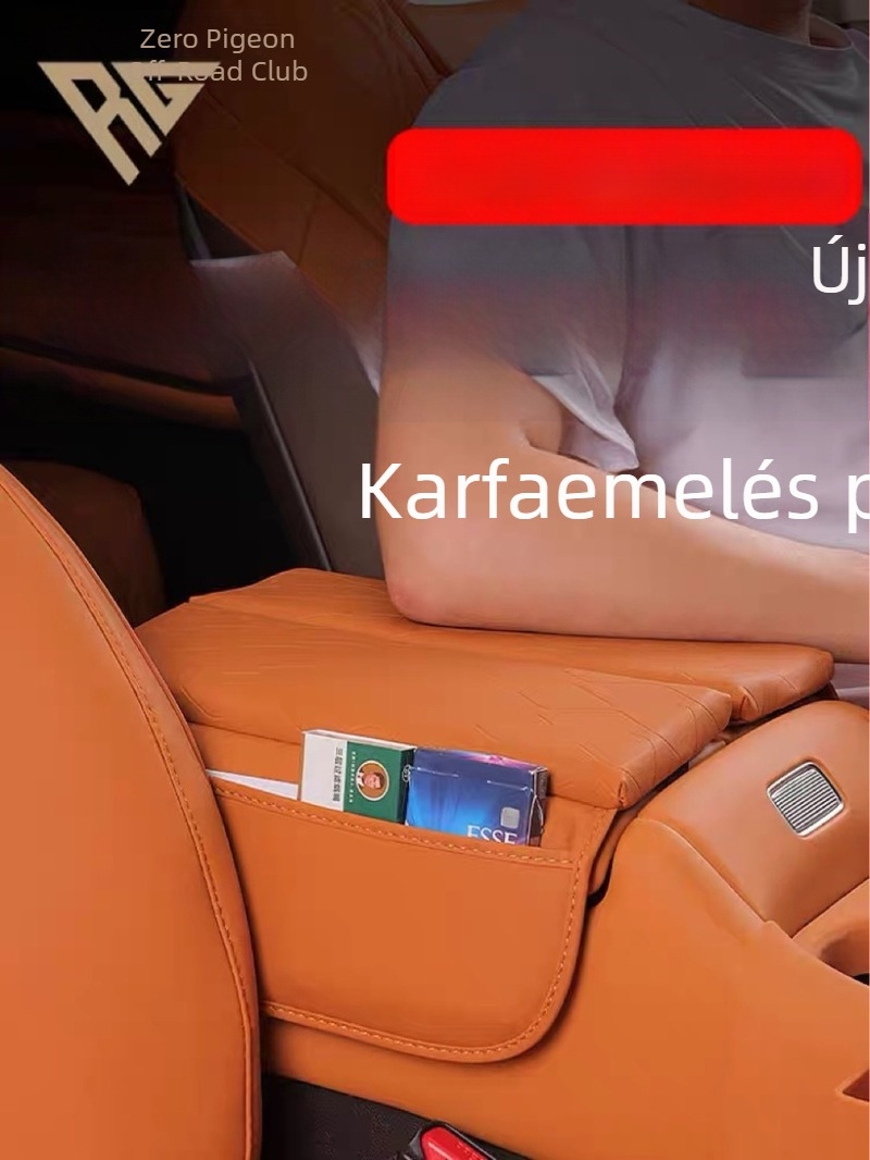 Bőr kartámasz párna Tank 500-hoz – Armor 28 Ultra, középső kartámasz, csúszásmentes, 250 g, testreszabható