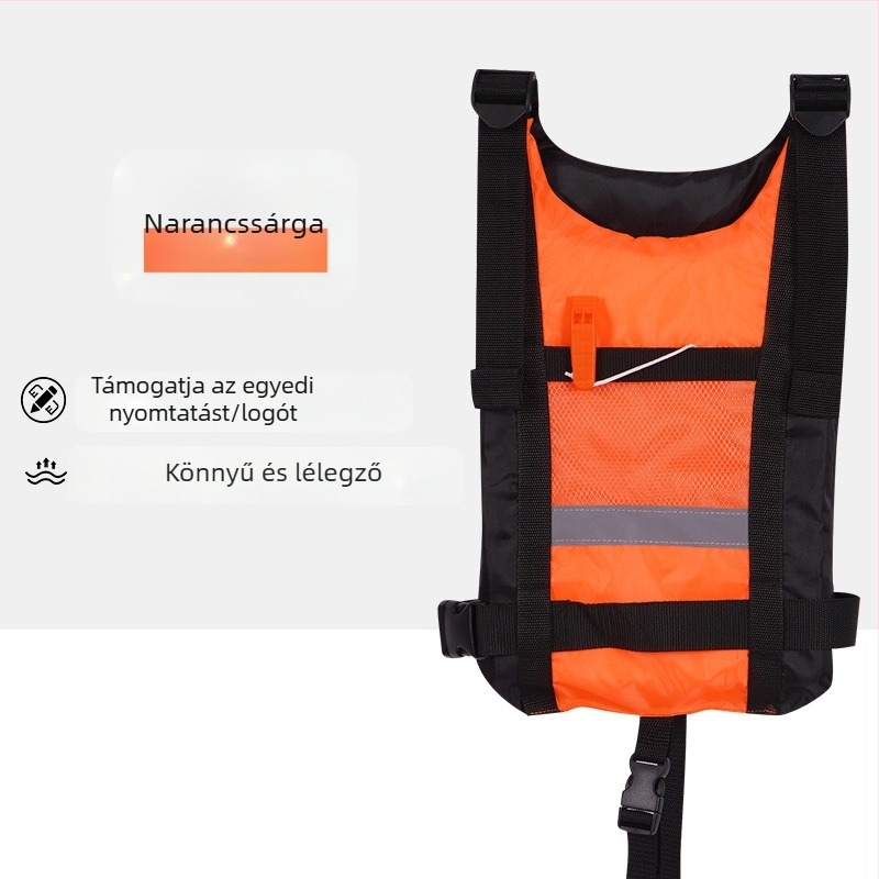 Felnőtt életmentő mellény, professzionális, nagy úszóerővel, dragon boat, kajak és SUP használatra — Peihao