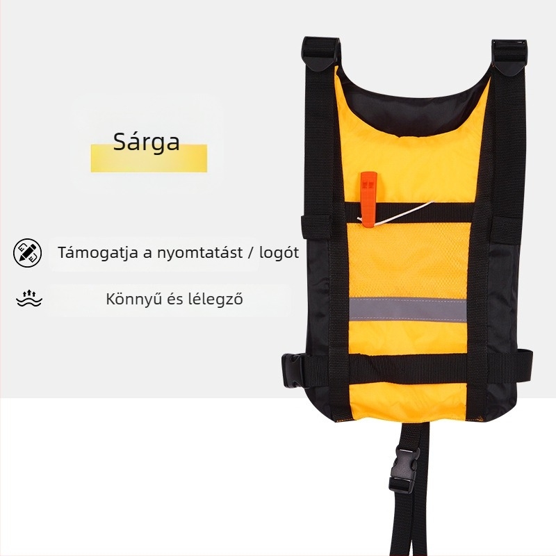 Felnőtt életmentő mellény, professzionális, nagy úszóerővel, dragon boat, kajak és SUP használatra — Peihao