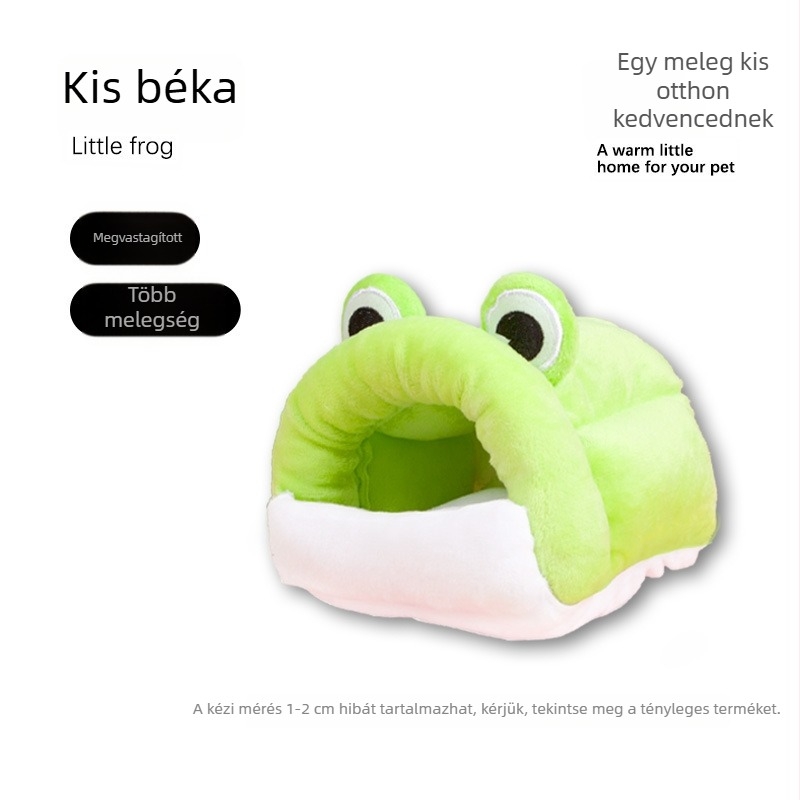 Téli pamuttal töltött odú kisállatok számára.
