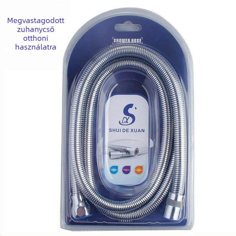 Zuhanycső, hp-4 modell, rozsdamentes acél, névleges nyomás 0-100, működési hőmérséklet 1-100°C, telepítés: csavaranya meghúzása.