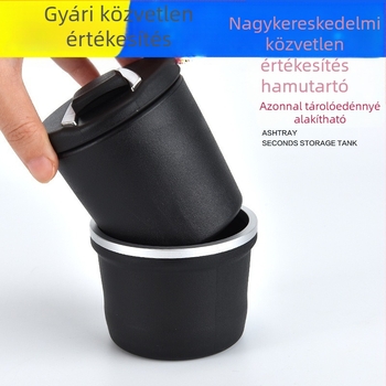 Autóhamutál fedéllel és LED éjszakai fénnyel, függő kivitel, kreatív, személyre szabott dizájn