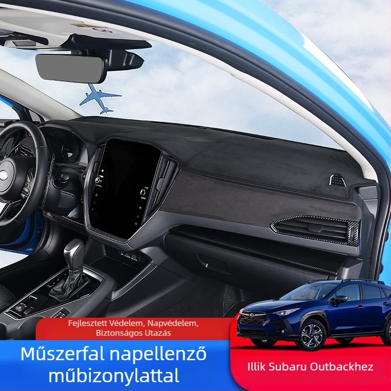 Spire plüss központi műszerfal védőmat Subaru Crosstrekhez – négy évszakos univerzális, speciális autó stílus