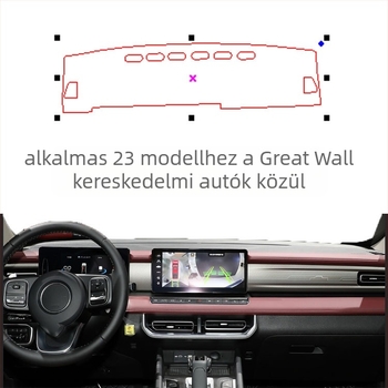 24 Great Wall kereskedelmi járműhöz készült műszerfal árnyékoló matrac — egész éves, anyag: poliészter csúszásmentes flanel velúr bőrhatás, testreszabás elérhető, eredet: Shandong, márka Windmill Rain Horse