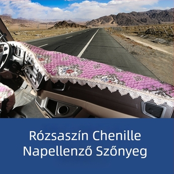 Chenille anyagú munkapad-mat, fényvédő, csúszásmentes, minden évszakban használható