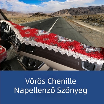 Chenille anyagú munkapad-mat, fényvédő, csúszásmentes, minden évszakban használható