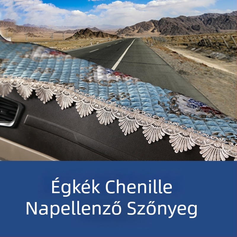 Chenille anyagú munkapad-mat, fényvédő, csúszásmentes, minden évszakban használható