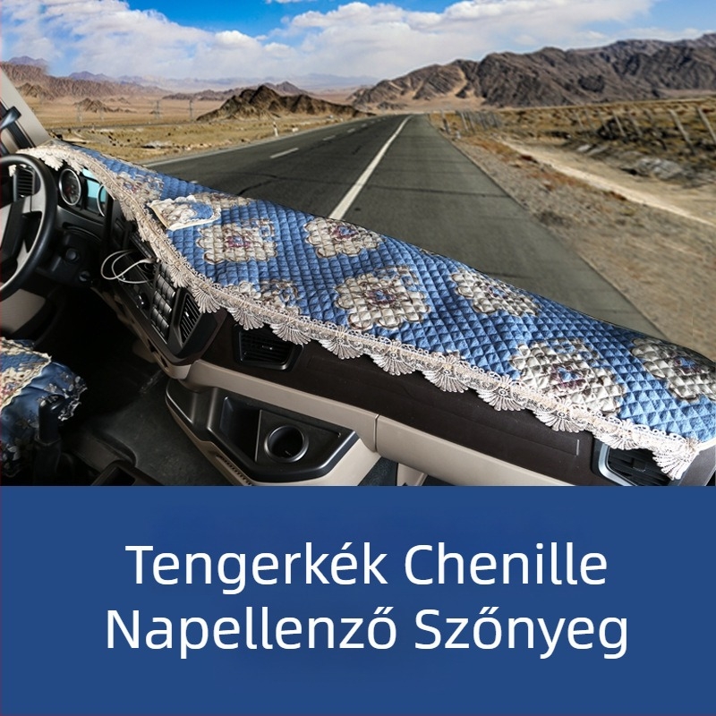 Chenille anyagú munkapad-mat, fényvédő, csúszásmentes, minden évszakban használható