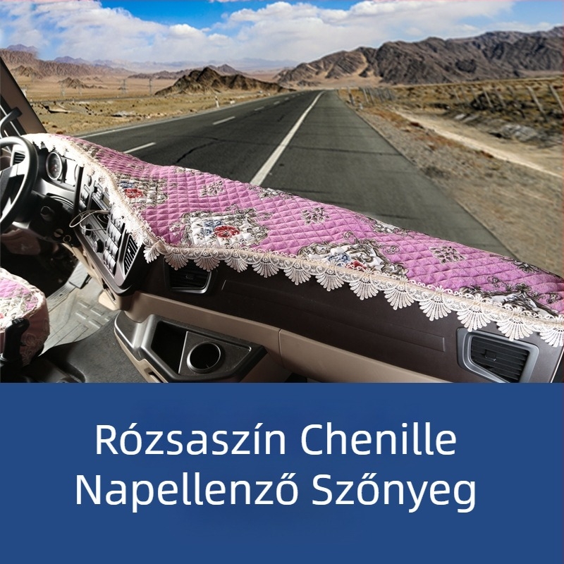 Chenille anyagú munkapad-mat, fényvédő, csúszásmentes, minden évszakban használható