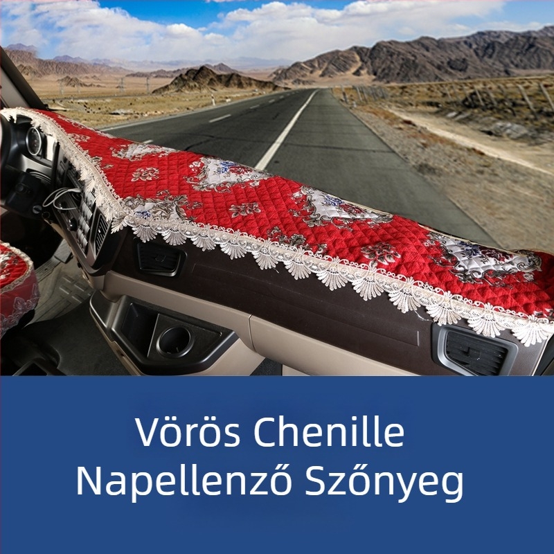 Chenille anyagú munkapad-mat, fényvédő, csúszásmentes, minden évszakban használható