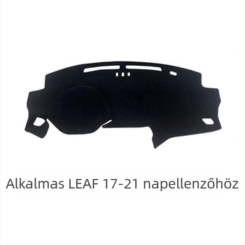 Nissan Leaf 2017–2021 műszerfalfedél – fényvédő matrac, egész éves védelem, poliészter flanel velúr, testre szabható