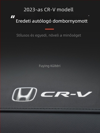 Műszerfal mat Honda CR-V-hez, mikroszálas bőr, márkajelzés mintával