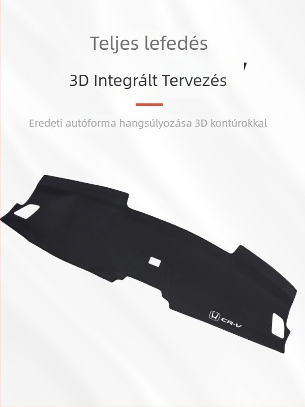 Műszerfal mat Honda CR-V-hez, mikroszálas bőr, márkajelzés mintával