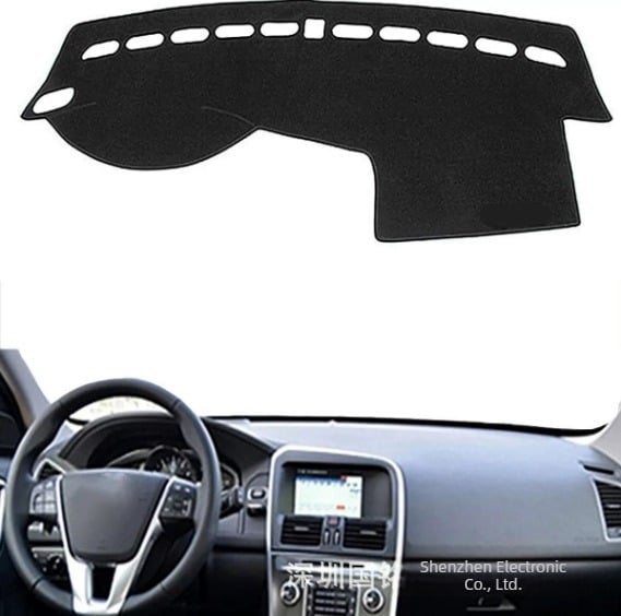 Volvo XC60 2012–2016 középső műszerfal fedél geometriai mintával, logóval és engedélyezett magánmárkával