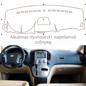 Poliészter fényvédő párna az autó műszerfalához, testreszabható