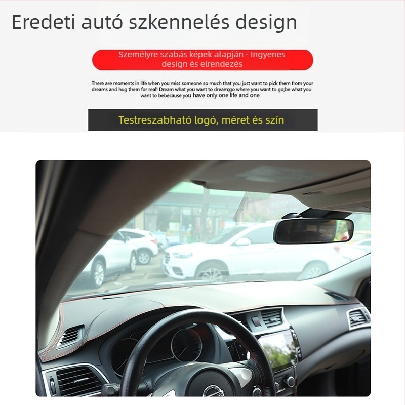 Mikroszálas bőr műszerfal matrac (Anyag: Mikroszálas bőr; Minden évszakhoz ideális; Stílus: 002; Logó nyomtatás: Igen; Testreszabás: Igen)