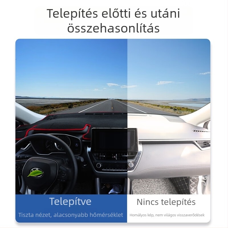 2025-ös Nissan Qashqai középkonzol napvédő mat, poliészter