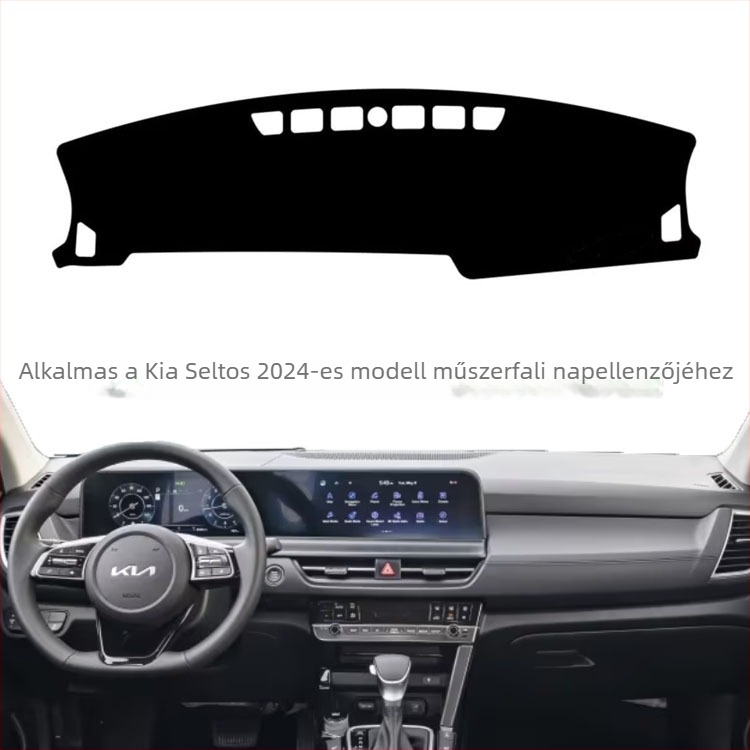 Kia Seltos és Sorento műszerfal anti-reflexiós védő párna, 24 modellhez kompatibil