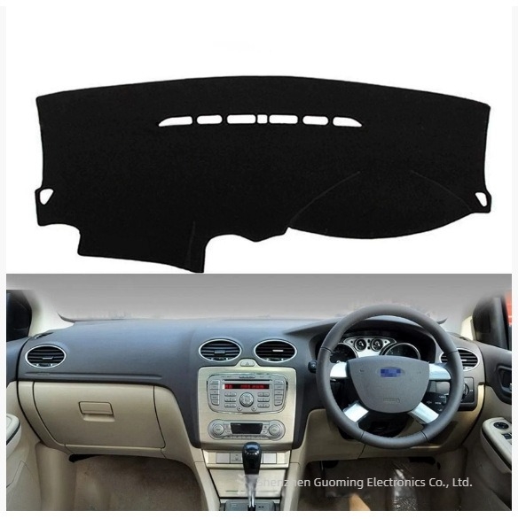 Ford Focus 2 Mk2 (2005-2011) – műszerfal védőfedél minden évszakra, anyaga poliészter-szilikon, logó nyomtatás, testreszabás, márka Emperor shang