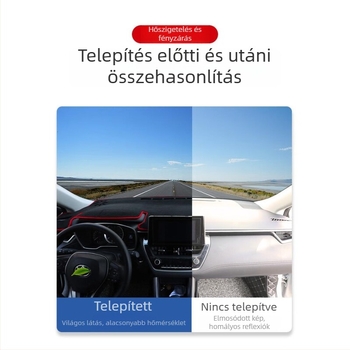 Napellenző szőnyeg a BYD Seal 06dmi középkonzol műszerfalához - poliészter szál, tükröződésmentes, hőszigetelő