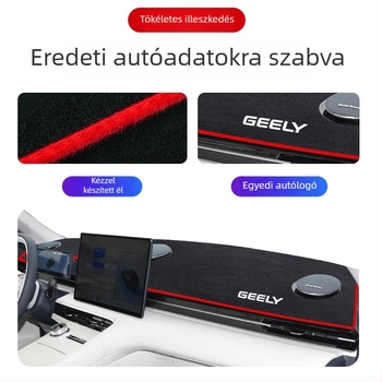 Geely Galaxy E5-höz készült műszerfal napvédő matt, csúszásmentes kiegészítő, poliészter rost