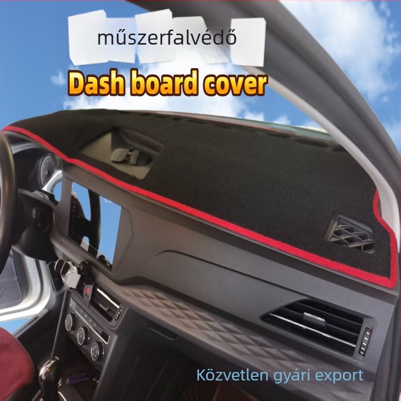 Középkonzol és műszerfal árnyékoló szőnyeg - minden évszakra, fényblokkoló, hőszigetelés, logónyomás lehetőség, egyszínű.