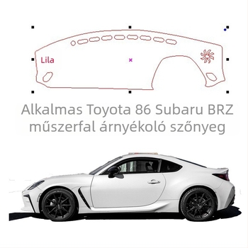 Műszerfal fényvédő matrica autóhoz, univerzális négy évszakos, flanel anyagú, logó nélküli, Windmill Rain Horse márka (Anyag: Flanel; Típus: Univerzális négy évszak)