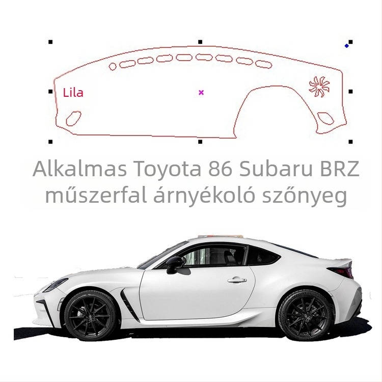 Műszerfal fényvédő matrica autóhoz, univerzális négy évszakos, flanel anyagú, logó nélküli, Windmill Rain Horse márka (Anyag: Flanel; Típus: Univerzális négy évszak)