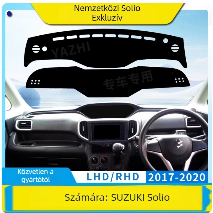 Suzuki Solio (RHD, 2017–2020) – minden évszakhoz, poliészter-szilikon, logó nyomtatás, testreszabható, márka Emperor Shang