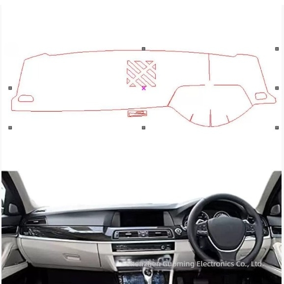 BMW 5 Series GT F07 Műszerfal Napvédő Matrac – mindhárom évszakhoz, poliészter flanel bőr velúr francia velúr, testreszabható
