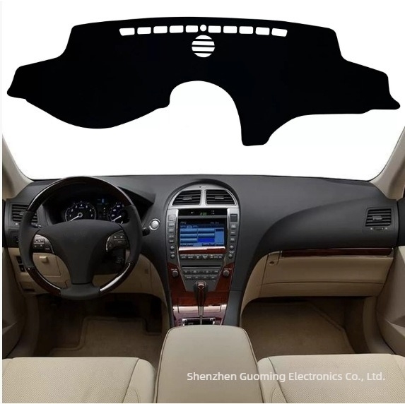 Lexus ES240/ES350 (2007–2012) belső műszerfal bőrből készült napvédő, testre szabható, licencelt magánmárkával.