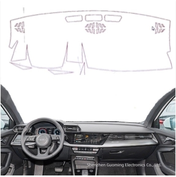 Audi A3 Sportback 2024 középső műszerfal fedél – poliészter flanel, velúr bőr, francia bársony; mindannyi évszakhoz megfelelő; testreszabás elérhető; logó nélküli