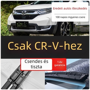 Honda CR-V ablaktörlőlapok, 2013–2021 modellékhez; első és hátsó törlők.
