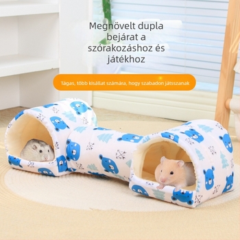Pamutfészek kis háziállatoknak — egész éves meleg