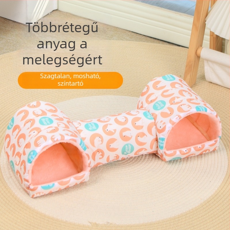 Pamutfészek kis háziállatoknak — egész éves meleg