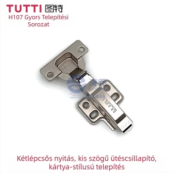 Tutka Gyorsan szerelhető kétszintes hidraulikus csillapító bútorajtókhoz – gardrób, szekrény, borosz szekrény és más bútorajtók