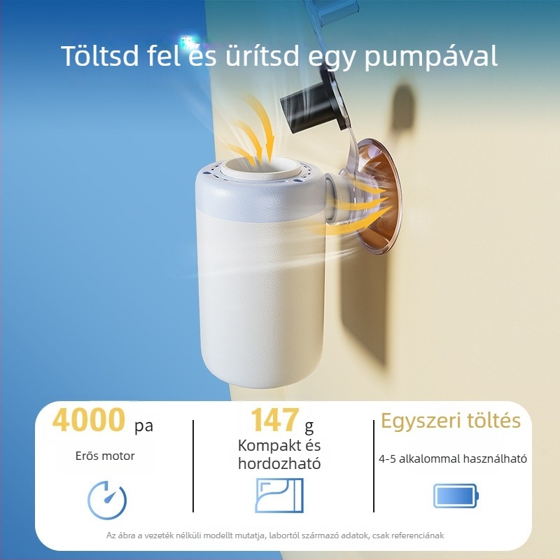 Kempingezésre tervezett, külső elektromos felfújó pumpával ellátott PVC felületű felfújható ágy, súly 1,55 kg, teherbírás 200 kg