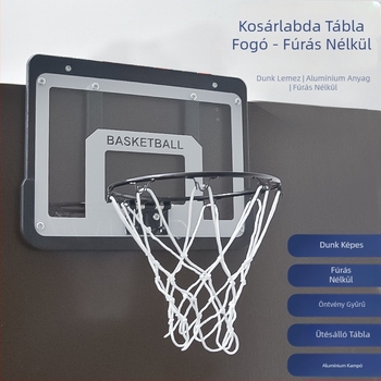 Beltéri és kültéri kosárlabda backboard falra szerelhető, fúrás nélkül, 3 kg