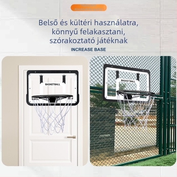 Beltéri és kültéri kosárlabda backboard falra szerelhető, fúrás nélkül, 3 kg