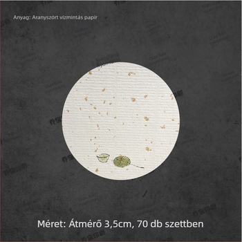 Üres önszalagos címke kézírásos kalligráfiával, vízmintás dizájnnal, retro táj motívumokkal — szilva, orchidea, bambusz és krizantéma tinta-stílusban