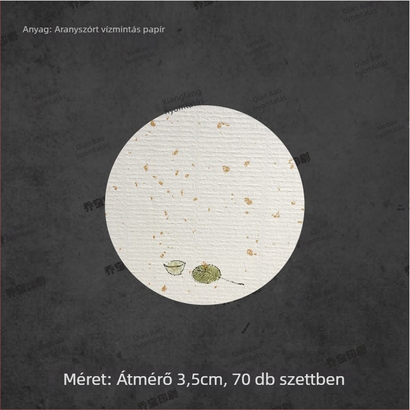 Üres önszalagos címke kézírásos kalligráfiával, vízmintás dizájnnal, retro táj motívumokkal — szilva, orchidea, bambusz és krizantéma tinta-stílusban